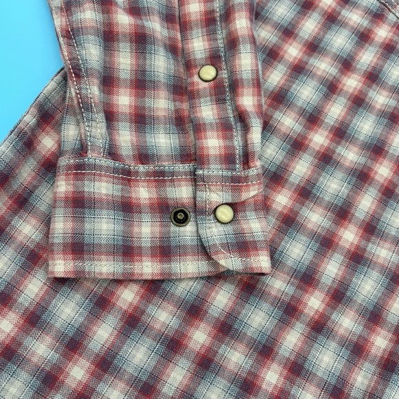 Northwest Territory Men's Plaid Pearl Snap Long Sleeve Shirt Size Large - Picture 5 of 8